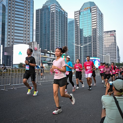 Race photo from SMARTFREN RUN 2026