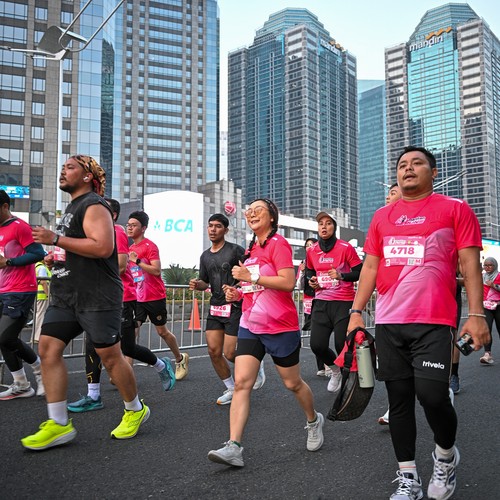 Race photo from SMARTFREN RUN 2026