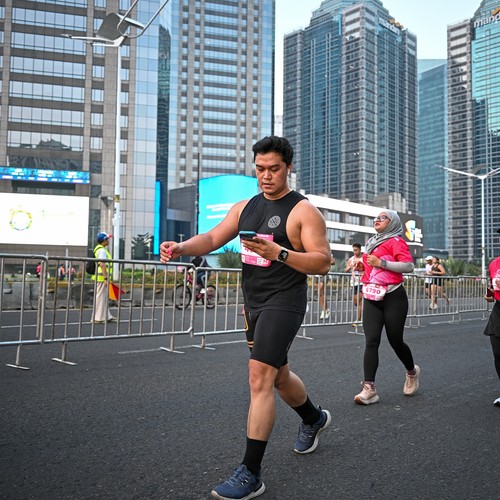 Race photo from SMARTFREN RUN 2026