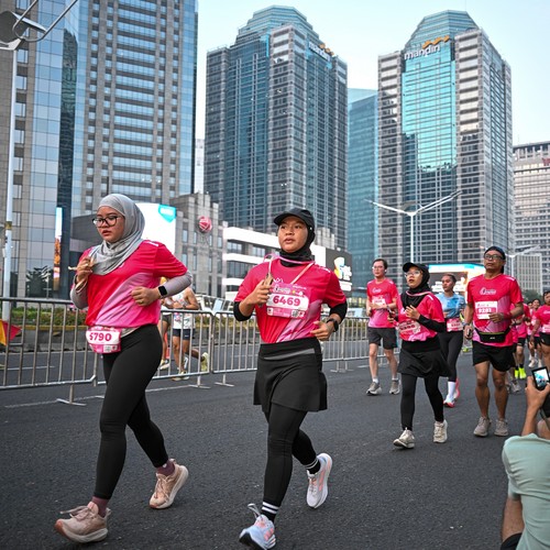 Race photo from SMARTFREN RUN 2026