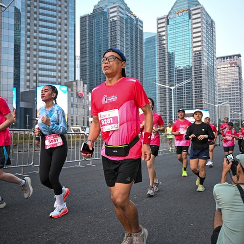 Race photo from SMARTFREN RUN 2026