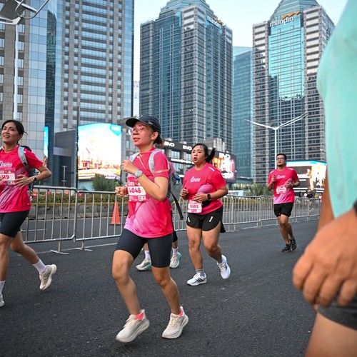 Race photo from SMARTFREN RUN 2026
