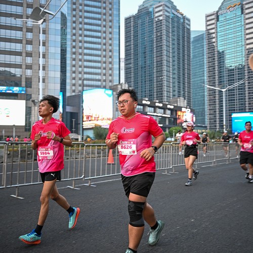 Race photo from SMARTFREN RUN 2026