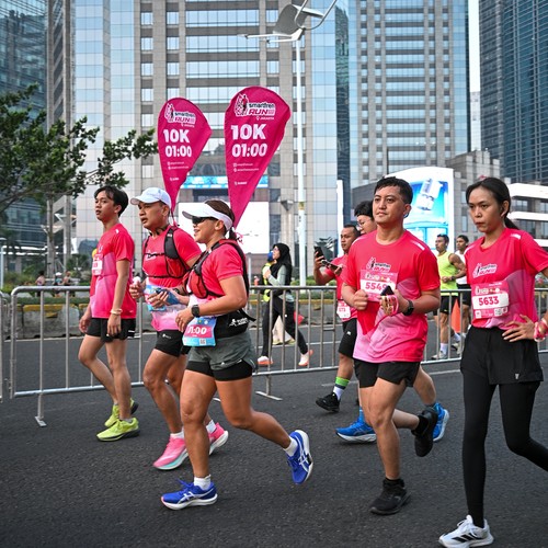 Race photo from SMARTFREN RUN 2026