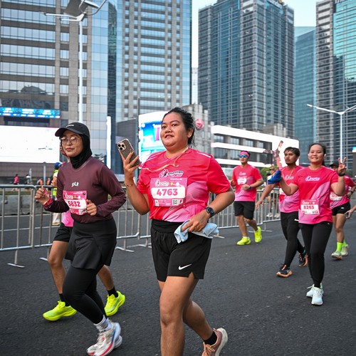 Race photo from SMARTFREN RUN 2026