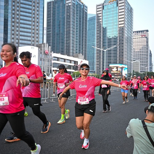 Race photo from SMARTFREN RUN 2026