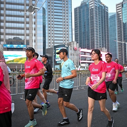 Race photo from SMARTFREN RUN 2026