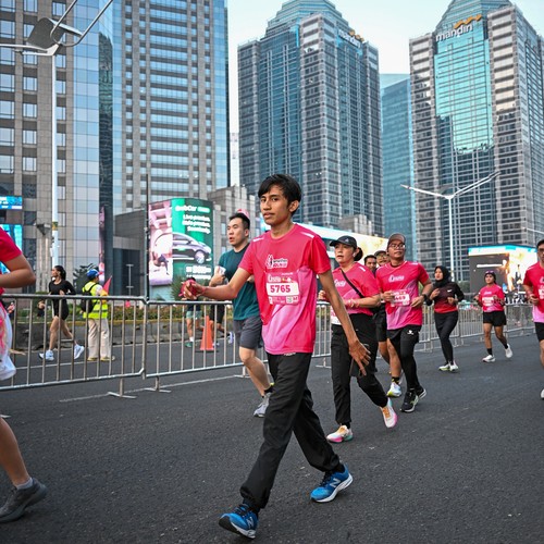 Race photo from SMARTFREN RUN 2026