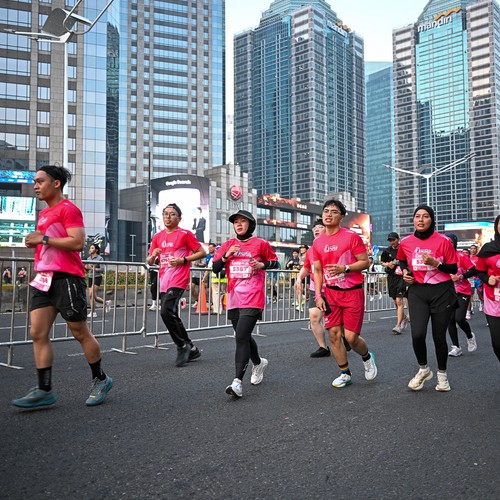 Race photo from SMARTFREN RUN 2026