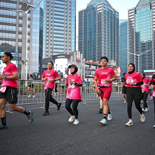 Race photo from SMARTFREN RUN 2026