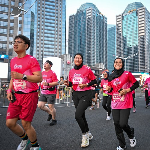 Race photo from SMARTFREN RUN 2026