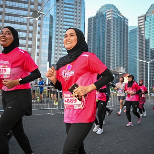Race photo from SMARTFREN RUN 2026