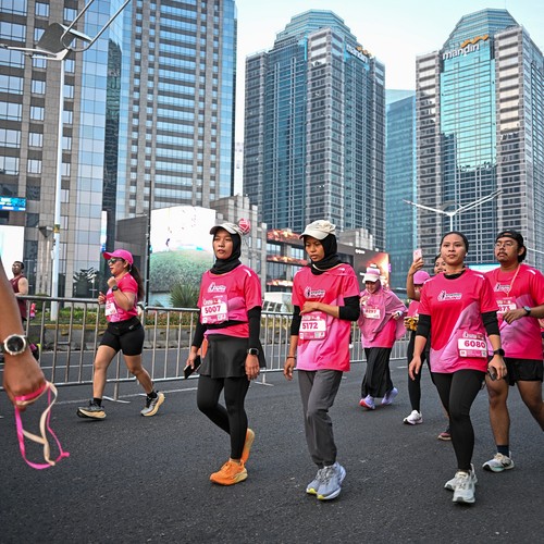 Race photo from SMARTFREN RUN 2026