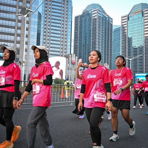 Race photo from SMARTFREN RUN 2026