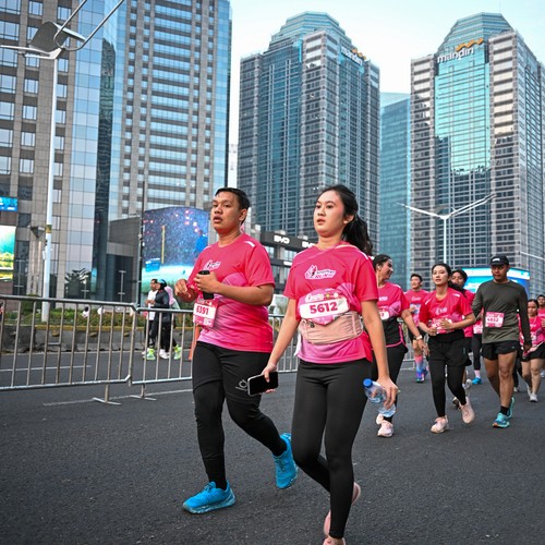 Race photo from SMARTFREN RUN 2026