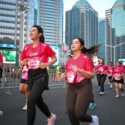 Race photo from SMARTFREN RUN 2026