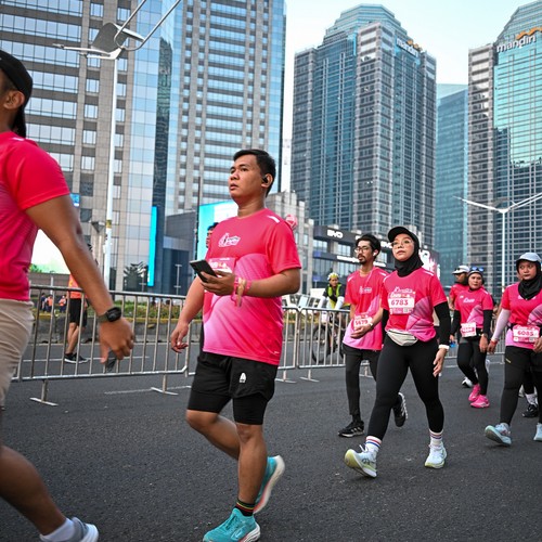 Race photo from SMARTFREN RUN 2026