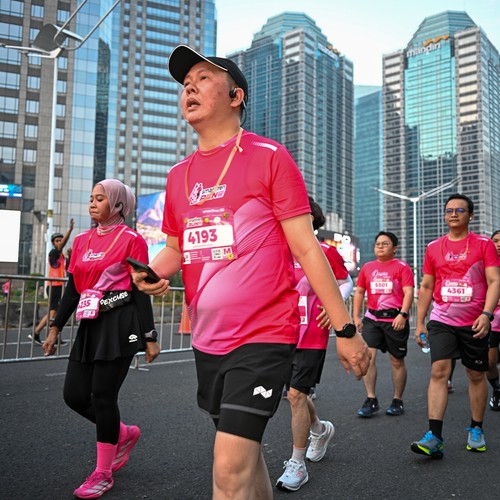 Race photo from SMARTFREN RUN 2026