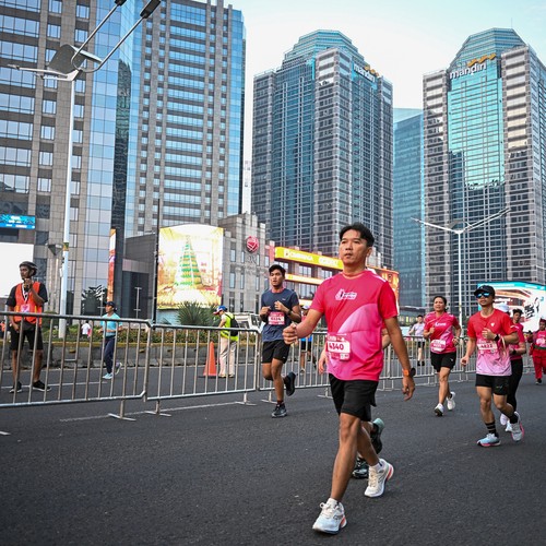 Race photo from SMARTFREN RUN 2026
