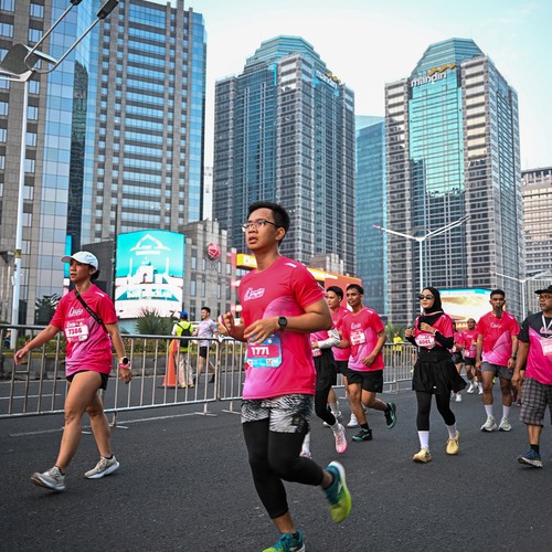 Race photo from SMARTFREN RUN 2026