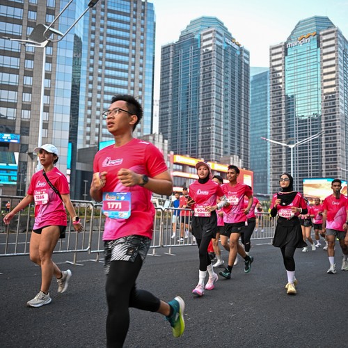 Race photo from SMARTFREN RUN 2026