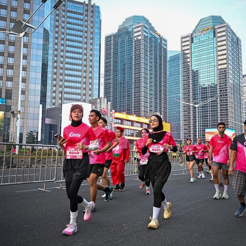 Race photo from SMARTFREN RUN 2026