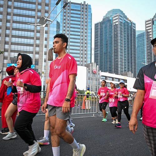 Race photo from SMARTFREN RUN 2026