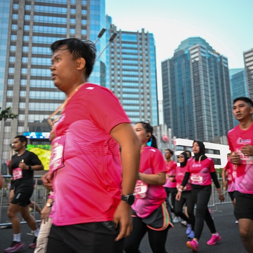 Race photo from SMARTFREN RUN 2026
