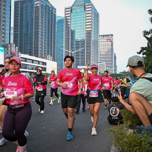 Race photo from SMARTFREN RUN 2026