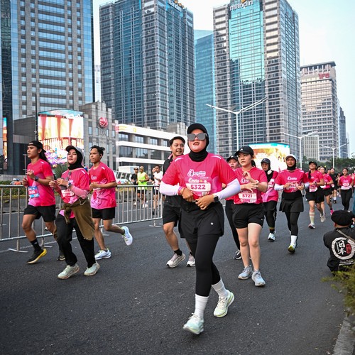Race photo from SMARTFREN RUN 2026