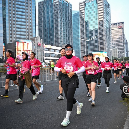 Race photo from SMARTFREN RUN 2026