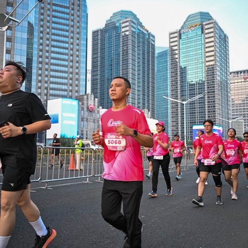 Race photo from SMARTFREN RUN 2026