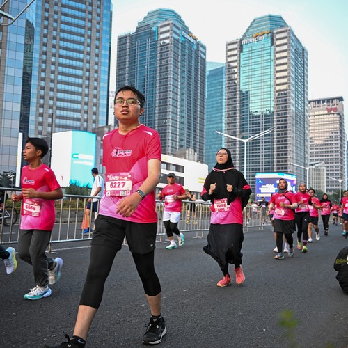 Race photo from SMARTFREN RUN 2026