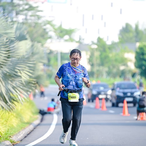 Race photo from BOGORUN 2026