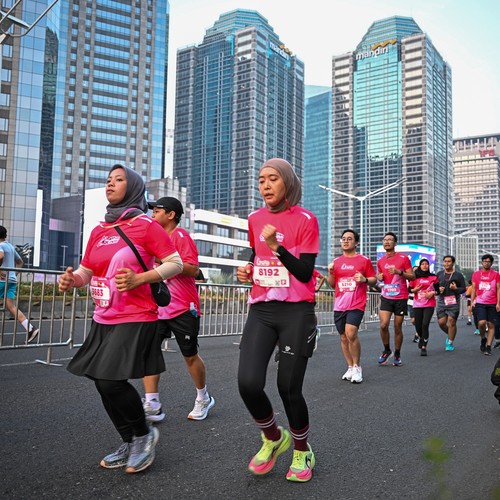 Race photo from SMARTFREN RUN 2026