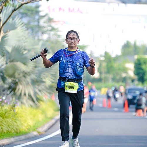 Race photo from BOGORUN 2026