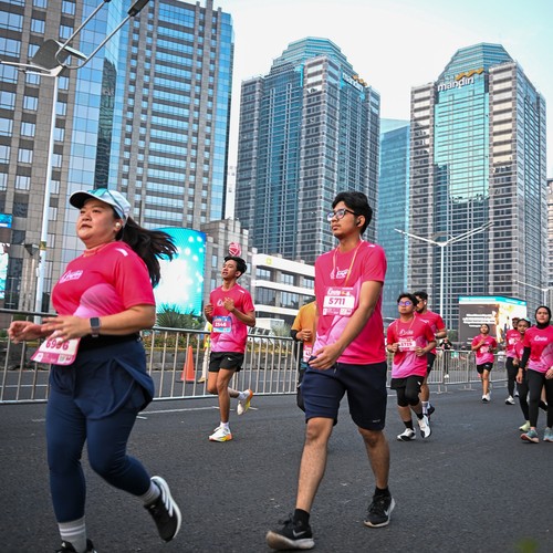 Race photo from SMARTFREN RUN 2026