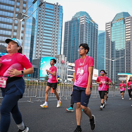 Race photo from SMARTFREN RUN 2026