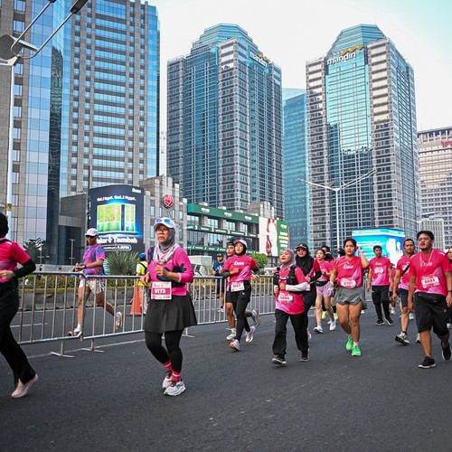 Race photo from SMARTFREN RUN 2026