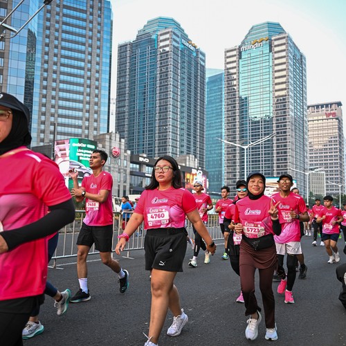 Race photo from SMARTFREN RUN 2026