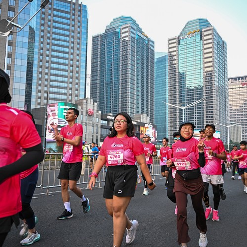 Race photo from SMARTFREN RUN 2026