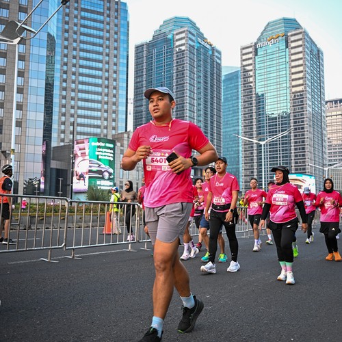 Race photo from SMARTFREN RUN 2026