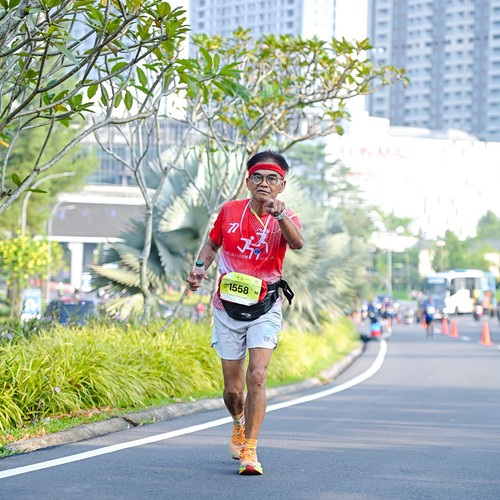 Race photo from BOGORUN 2026