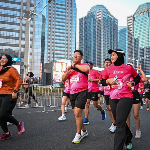 Race photo from SMARTFREN RUN 2026
