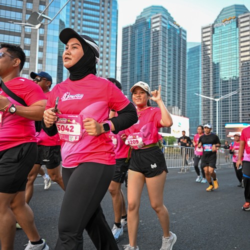 Race photo from SMARTFREN RUN 2026