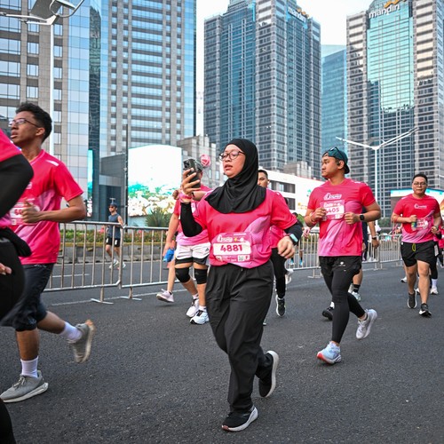 Race photo from SMARTFREN RUN 2026