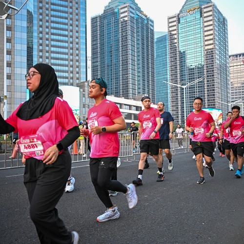 Race photo from SMARTFREN RUN 2026