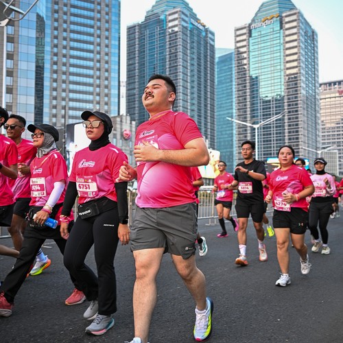 Race photo from SMARTFREN RUN 2026
