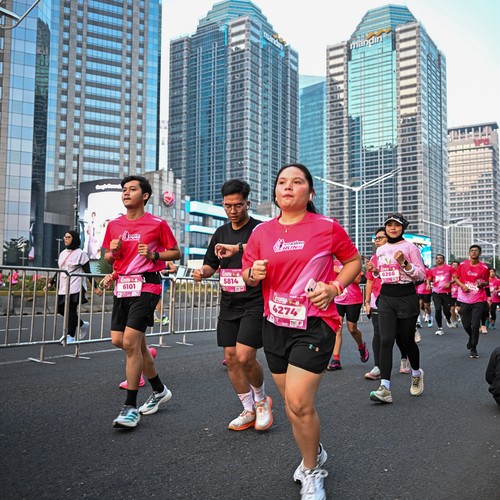 Race photo from SMARTFREN RUN 2026