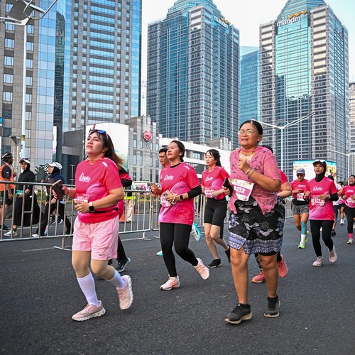 Race photo from SMARTFREN RUN 2026